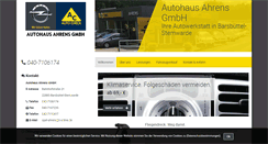 Desktop Screenshot of opel-ahrens.de